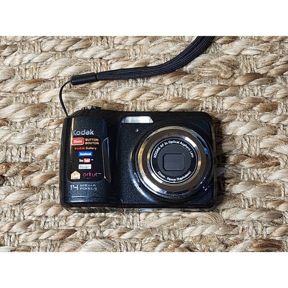 Kodak EasyShare C183 14.0MP Digital Camera - Black Tested With Case Memory Card - Picture 2 of 9